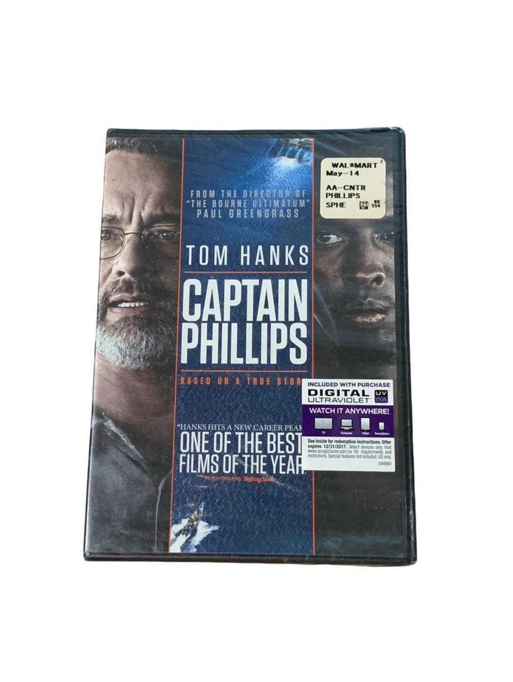 Captain Phillips DVD 2014 Widescreen Special Features Digital Copy Insert NEW